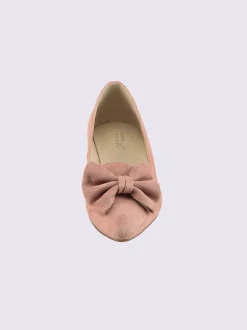 Ballerines cuir velours de chèvre
