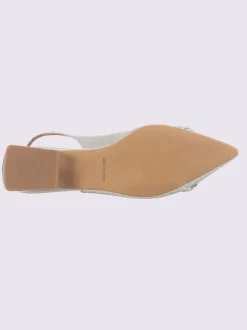 Ballerines ouvertes à l'arrière de fabrication espagnole