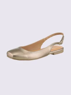Ballerines ouvertes à l'arrière de fabrication espagnole