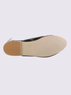 Ballerines ouvertes à l'arrière de fabrication espagnole