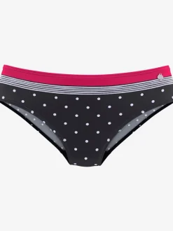 Bas de maillot de bain mélange tendance de rayures et de pois