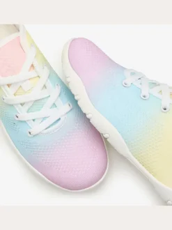 Baskets sneakers colorées avec semelle ultra-légère, très plate et flexible, qui vous donne l'impression de marcher pieds nus