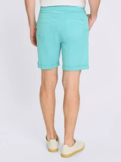 Bermuda ceinture élastique, coulisse et lien à nouer