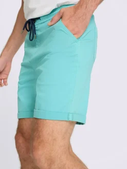 Bermuda ceinture élastique, coulisse et lien à nouer