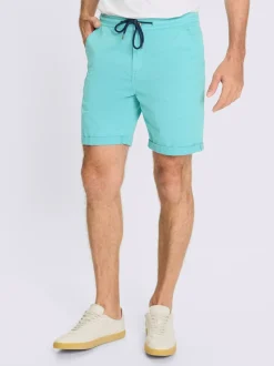 Bermuda ceinture élastique, coulisse et lien à nouer