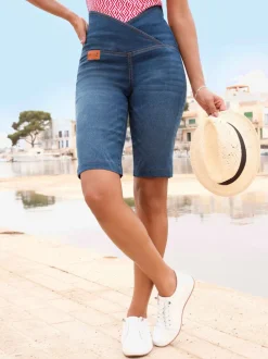 Bermuda en jean qualité coton doux sur la peau
