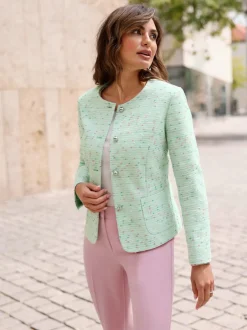 Blazer bouclé avec doublure