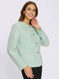Blazer bouclé avec doublure