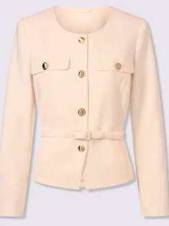 Blazer boutons fantaisie dorés