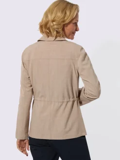 Blazer chemisier bel aspect chiné