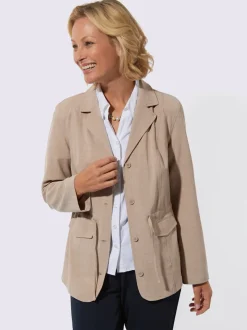 Blazer chemisier bel aspect chiné