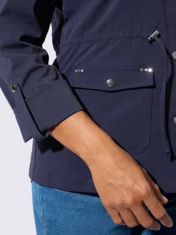 Blazer chemisier poches poitrine plaquées