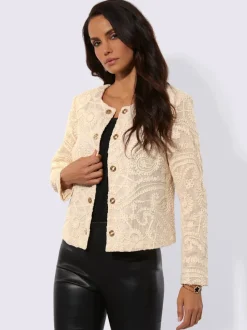 Blazer en dentelle tissu extérieur 100% coton