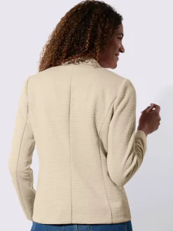 Blazer en jersey jersey interlock indéformable