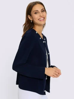 Blazer en jersey jersey élastique et indéformable