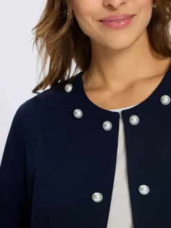 Blazer en jersey jersey élastique et indéformable