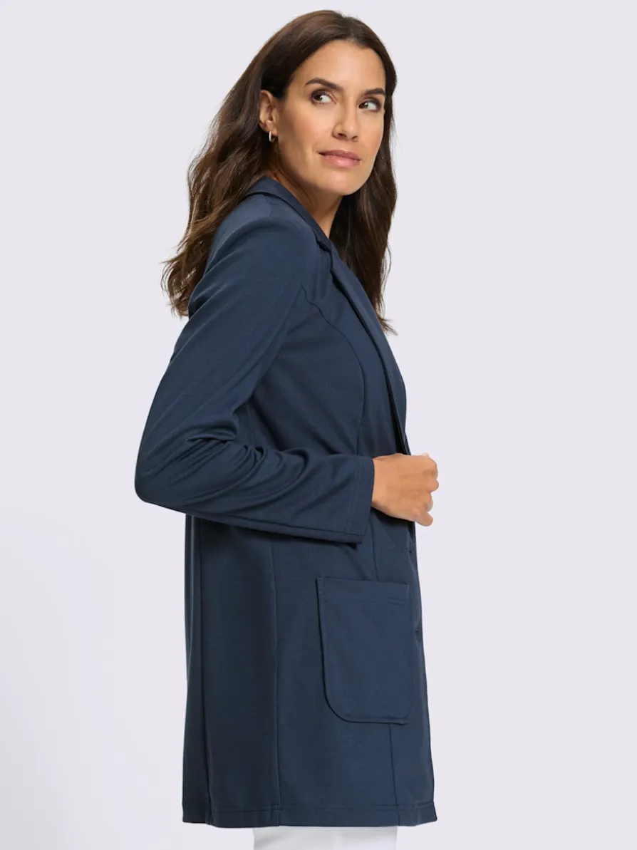 Blazer en jersey qualité jersey extensible, souple et confortable