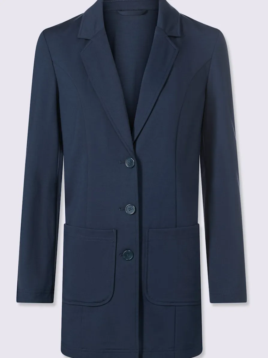 Blazer en jersey qualité jersey extensible, souple et confortable