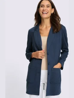 Blazer en jersey qualité jersey extensible, souple et confortable