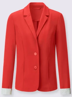 Blazer en jersey qualité jersey extensible, souple et confortable