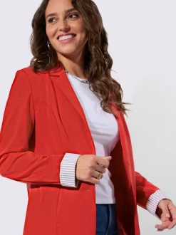 Blazer en jersey qualité jersey extensible, souple et confortable