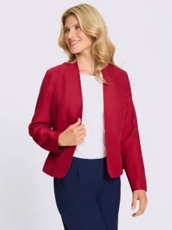 Blazer fermeture crochet discrète
