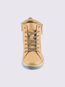 Bottine courte cuir nappa de vache