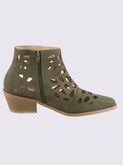 Bottine courte cuir vachette