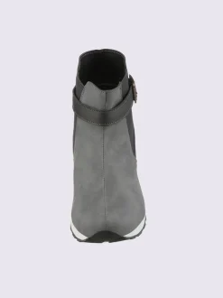 Bottine courte matière synthétique