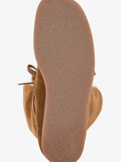 Bottines cuir velours vachette doux