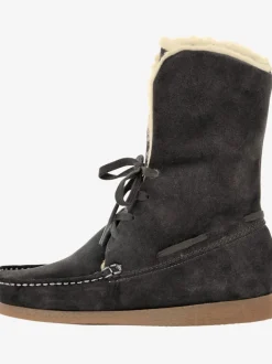 Bottines cuir velours vachette doux