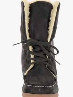 Bottines cuir velours vachette doux