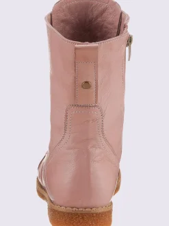 Bottines à lacets cuir nappa de vache