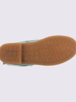 Bottines à lacets cuir nappa de vache