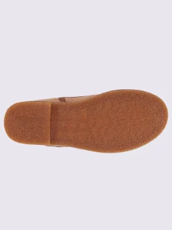 Bottines à lacets cuir nappa de vache