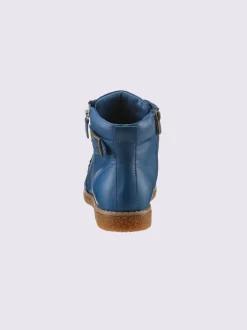 Bottines à lacets cuir nappa de vache