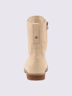 Bottines à lacets cuir nappa de vache