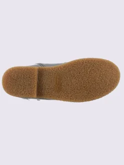 Bottines à lacets cuir nappa de vache