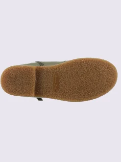 Bottines à lacets cuir nappa de vache