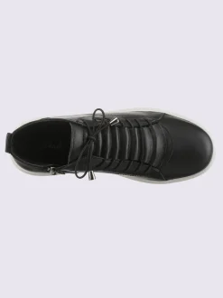 Bottines à lacets cuir nappa de vache