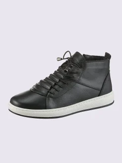Bottines à lacets cuir nappa de vache