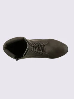 Bottines à lacets matière textile agréable à porter