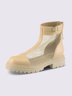 Bottines matière synthétique