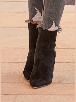 Bottines à talon haut talon aiguille féminin à la hauteur agréable