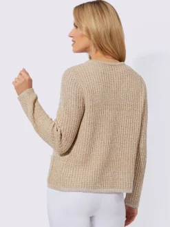 Cardigan en tricot à manches longues