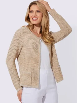 Cardigan en tricot à manches longues