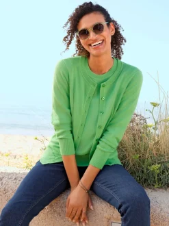 Cardigan pur coton