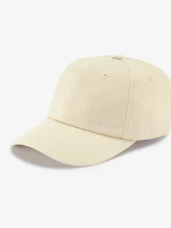 Casquette à visière inscription brodée discrète