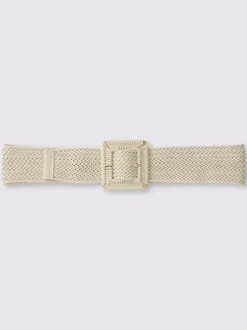 Ceinture aspect tressé élégant