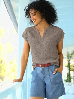 Ceinture aspect tressé élégant